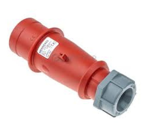 Вилка кабельная переносная 16А 4P 400В IP44