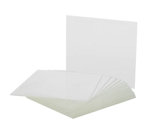 Защитное поликарбонатное стекло для сварочной маски 120x100 мм