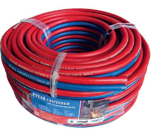 Рукав спаренный кислород/ацетилен TWIN 6,3/6,3 мм, 40 метров