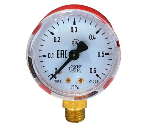 Манометр пропановый SOLUT 0,6 МПа
