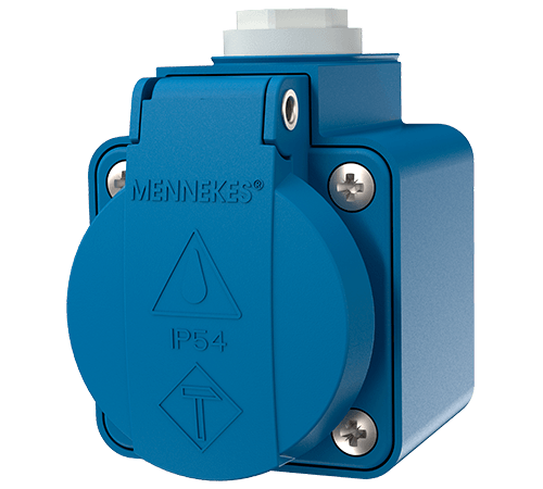 Розетка стационарная MENNEKES 16A 230V с крышкой