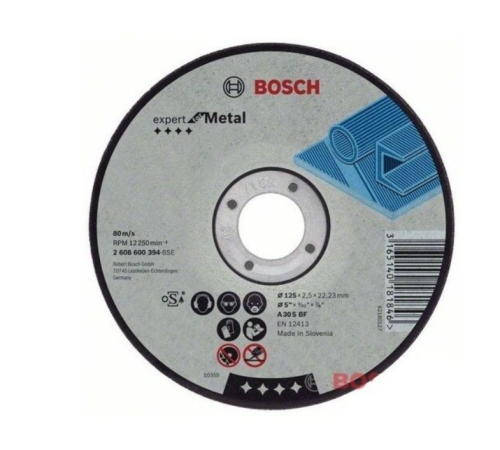 Отрезной круг по металлу Bosch Standard 125x2.5 мм
