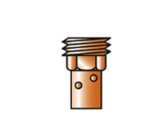 Адаптер наконечника M8 медный Trafimet AZIA 25 мм