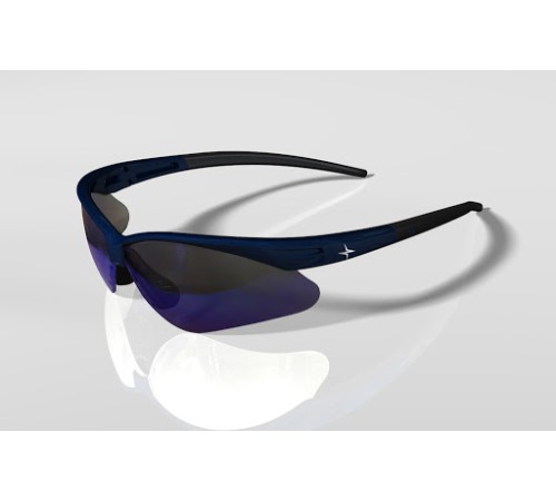 Защитные очки Eyewear Blue Mirror с голубыми линзами