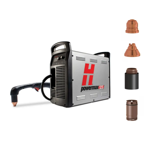 Аппарат плазменной резки Powermax125 400V, CPC, (руч. резак 7,6m)_Hypertherm   AZIA