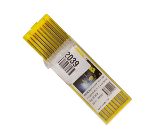 Электроды вольфрамовые ESAB Tungsten WL-15-175 ф 2,4 мм Gold Plus
