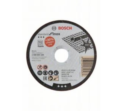Отрезной диск Bosch Standard по нержавейке 115x1 мм