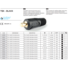 Штекер кабельный 50мм TEXAS-TSK