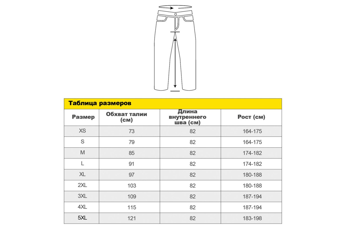 Брюки сварщика ESAB MW2000 FR (чёрные, р. XS, рост 164-175 см)