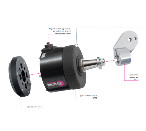 Датчик столкновения CAT3 M для роботизированной сварки Binzel