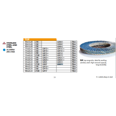 Диск лепестковый конический 125 мм Z80