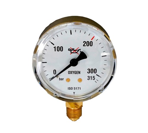 Манометр кислородный GCE 315 бар
