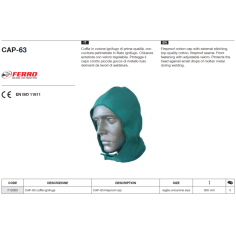 Подшлемник сварочный хлопковый Ferro AZIA