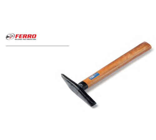 Молоток сварщика с деревянной ручкой FERRO AZIA