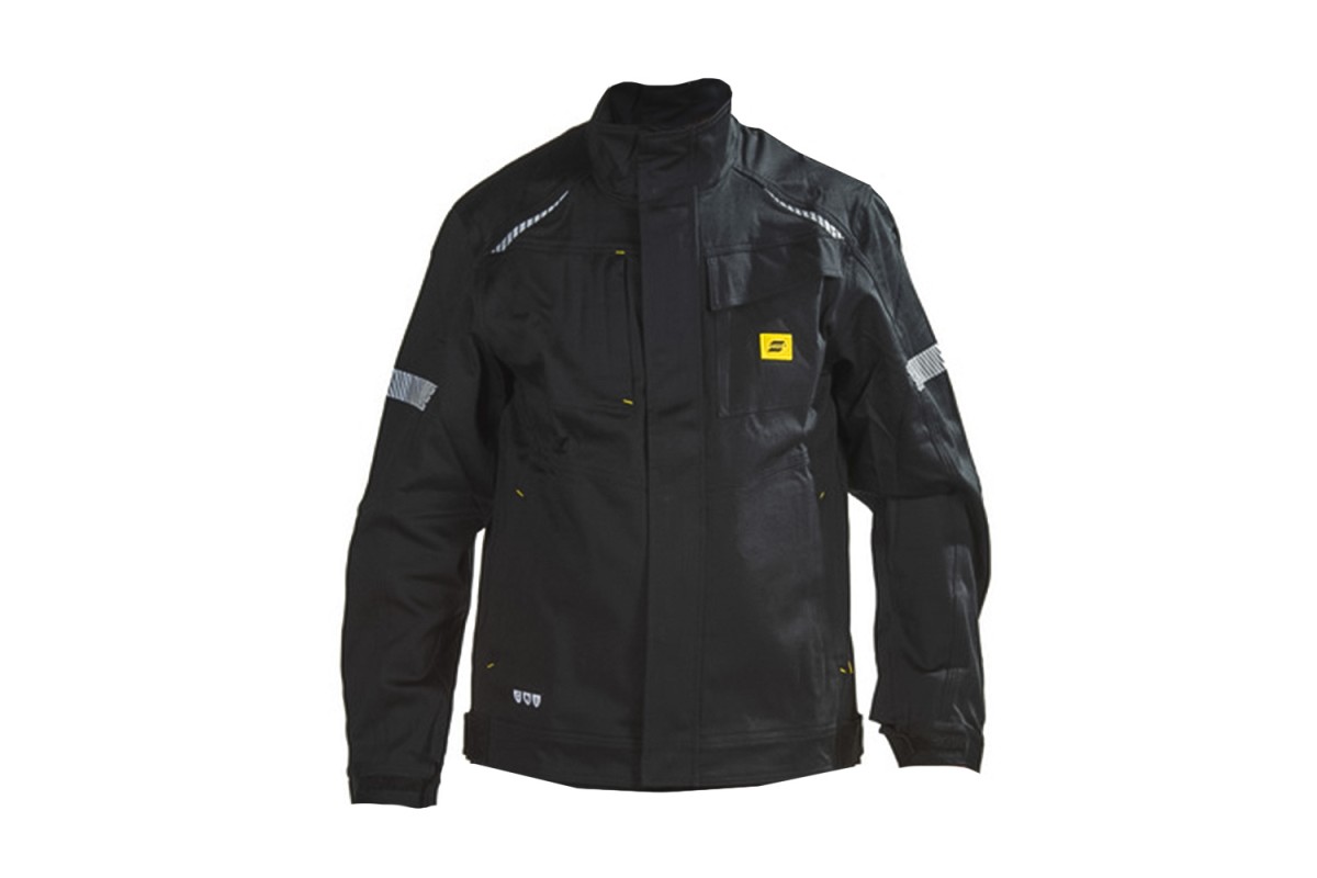 Куртка сварщика ESAB MW2000 FR (чёрная, р. XL, рост 180-188 см)