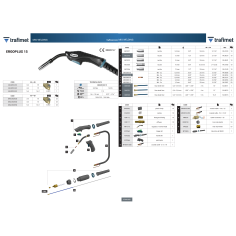 Сварочная горелка Trafimet ERGOPLUS 15 3м