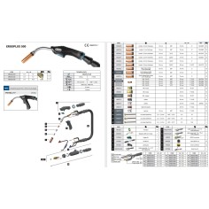 Горелка сварочная Trafimet ERGOPLUS 500 с жидкостным охлаждением