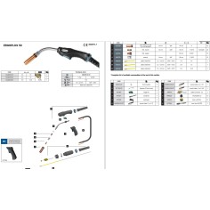 Сварочная горелка Trafimet ERGOPLUS 50