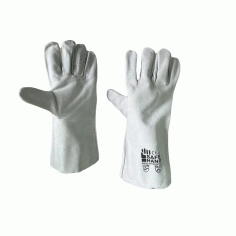 Краги сварочные SAFE HAND серые 35 см
