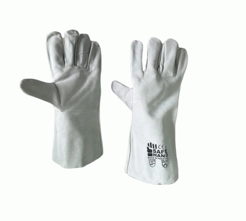 Краги сварочные SAFE HAND из спилка 35 см