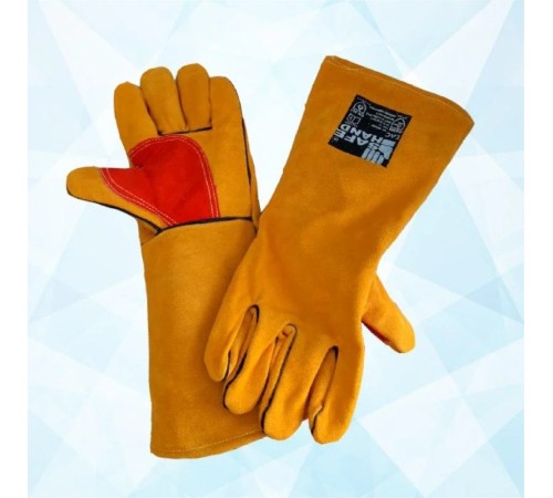 Краги сварочные SAFE HAND из спилка с кевларовой нитью 40 см