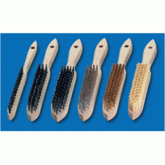 Щетка ручная стальная двухрядная