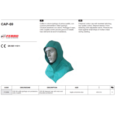 Подшлемник сварочный хлопковый Ferro AZIA