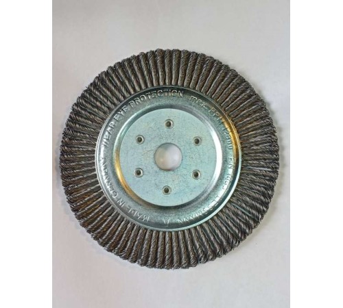 Дисковая сварочная щётка жгутовая Lessmann 178 мм