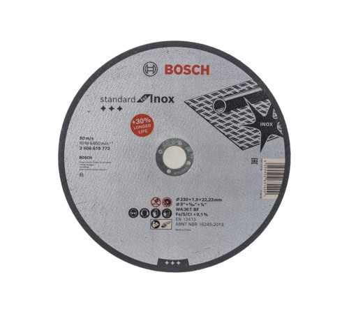 Отрезной круг Bosch Standard for Inox 230x1.9 мм