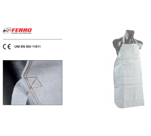 Фартук сварщика спилковый усиленный 60х90 см