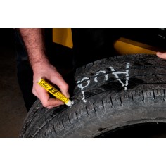 Маркер с твердой краской Markal B Paintstik белый 17мм