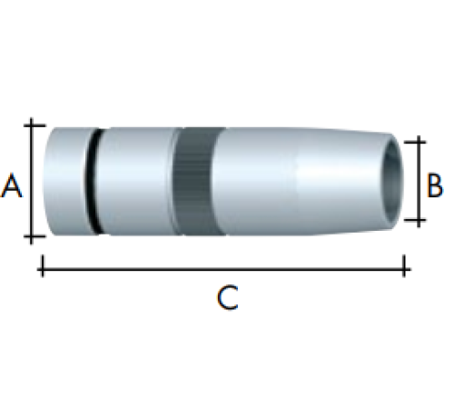 Сопло газовое ABIROB для горелки Binzel Robo WH A360