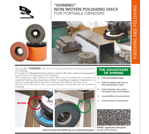 Зачистной круг Globe Solution 125x22,23 мм