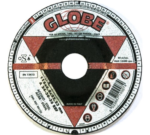 Диск шлифовальный по стали 115x6.5 мм