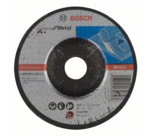 Круг обдирочный Bosch по металлу 125x6 мм